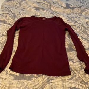 Athleta long sleeved running top